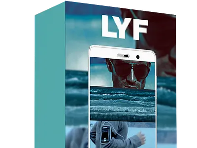 Phones Packaging Concept for LYF 4g box hardware india jio lyf packaging phones