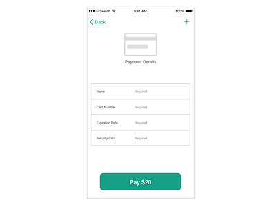 Payment Form UI