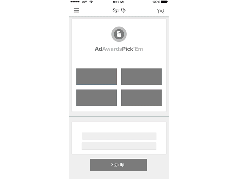 Adweek Pick'Em Mobile App by Anmol Sarita Bahl on Dribbble