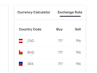 Exchange Rate Concept booking exchange rate finance ia page red table travel ui ux website wireframe