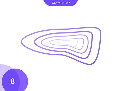8 Contour Line bar charts circle dots gradients intro lines notch overlay pie