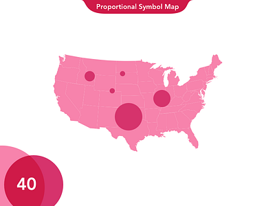 40 Proportional Symbol Map