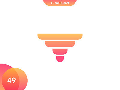 49 Funnel Chart bar charts circle dots gradients hexagon intro lines notch overlay pie pyramid
