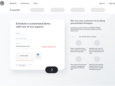 Signup Wireframe ab conversion cta form marketing metric retention signup signup form test usability