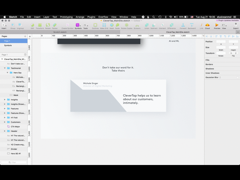 Product Features GIF equality inclusion diversity sketch platform marketing testimonial graphic illustration card dribbble design ui wireframe process gif