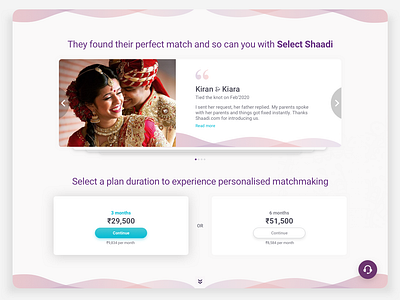 Shaadi Personalised Testimonial