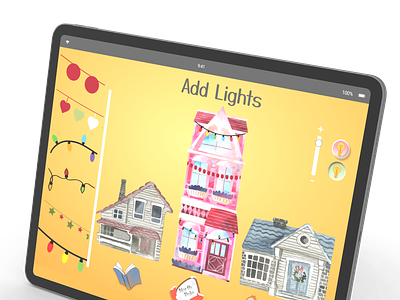 Philly Winter Wanders Tablet / Phone game animation design figma illustration logo motion graphics ui ux