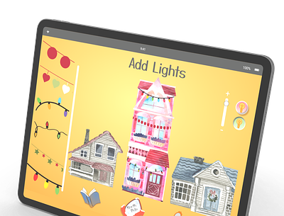 Philly Winter Wanders Tablet / Phone game animation design figma illustration logo motion graphics ui ux