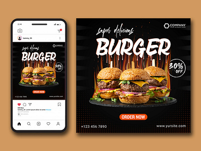 burger social media post burger facebook ads burger social media post creative facebook ads facebook banner facebook post graphic design instagram post social media banner social media post