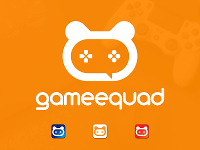 Game Squad Logo chat logo design funny logo gaming logo minimalist logo modern social media squad