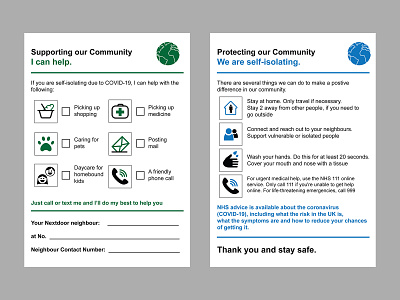 UK Community COVID-19 Leaflet