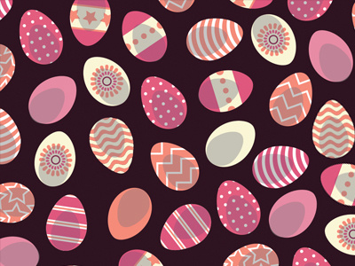 Easter Egg Pattern easter egg illustrator pattern