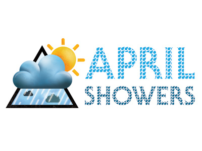 April Showers april clouds rain showers sun