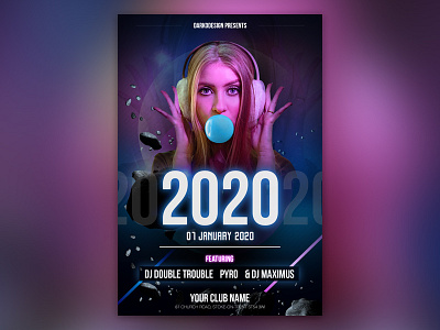 2020 Club Flyer Design 2020 design