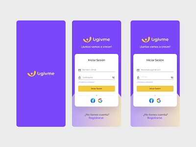 Diseño de Login para app de cursos online design figma freelancer graphic design ui ux web
