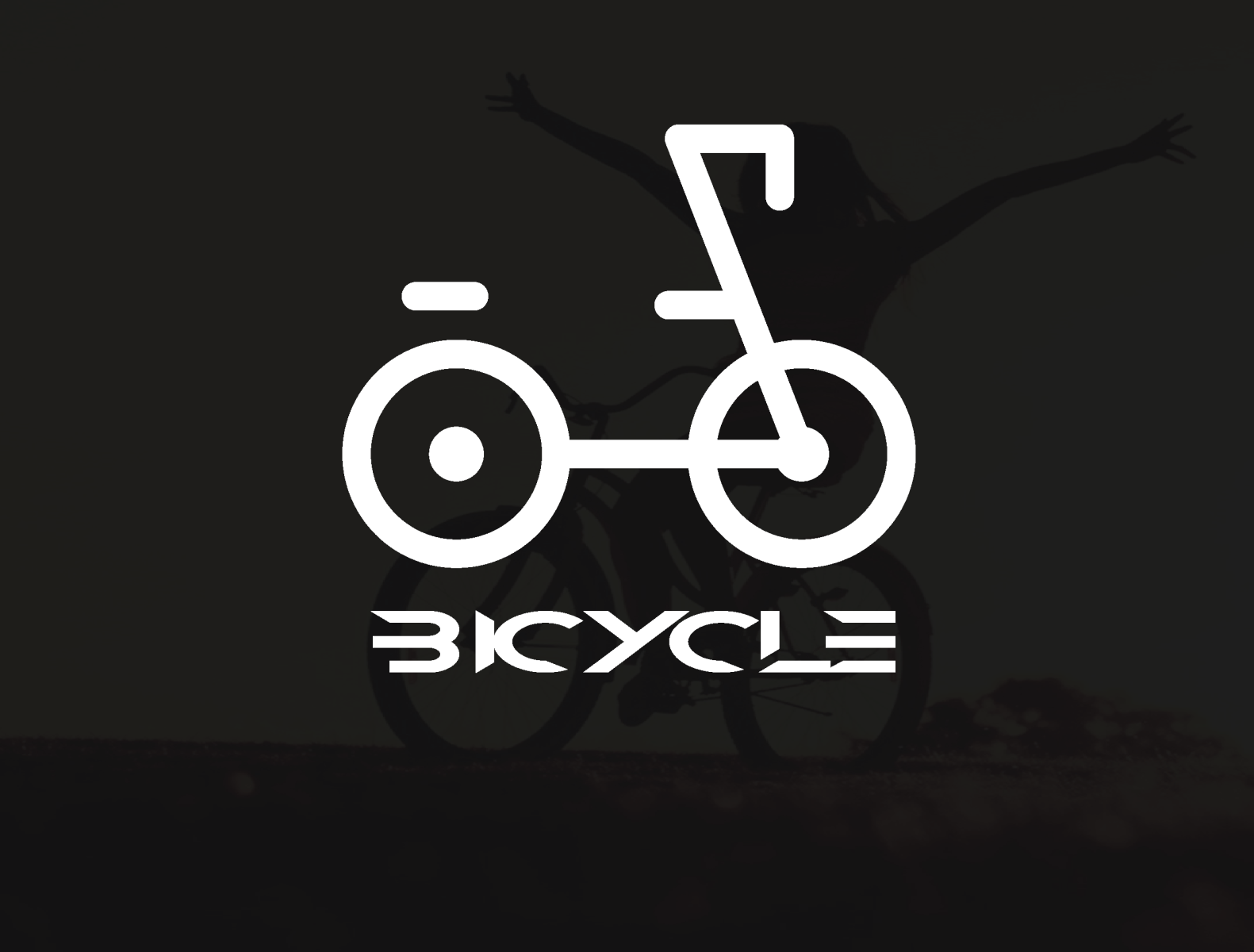 bicycle combination mark logo by afia moon on Dribbble