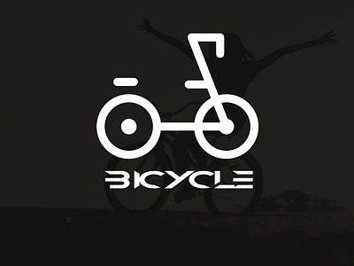 bicycle combination mark logo branding combination logo combination mark flat illustration illustrator logo minimal pictorial logo pictorialmark