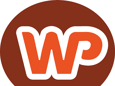 wp logo branding combination logo design illustration illustrator lettermark logo minimal vector