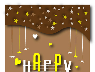 birthday greeting card illustration
