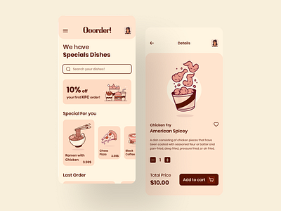 FOOD Order App Ui Design