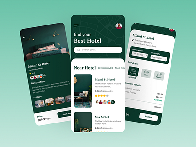 Hotel App Ui Design