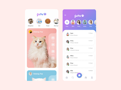 Pet App Ui Design