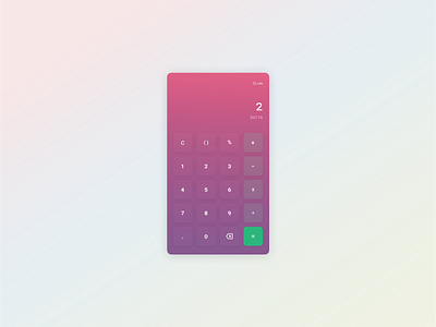 UI challenge - 04: calculator