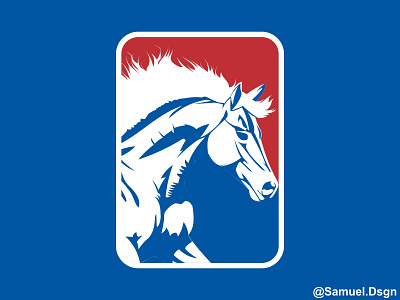 NBA Horse art artwork basketball colors creative design horse illustration illustrator logo nba sport sports branding sports logo vector