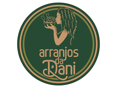 Logo - Arranjos da Dani artwork branding illustration