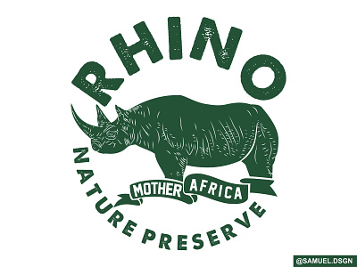 Rhino M.A africa artwork branding colors creative design illustration logo mother africa nature preserve rhino ui ux vector