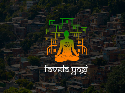 Favela Yogi animation branding brazil buda colors creative favela guetho illustration indigo logo logo design meditation rio de janeiro sheeva yoga