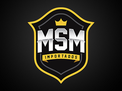 logo "MSM importados" brand branding colors creative footebol footebol logo graphic design identy logo logo type team logo