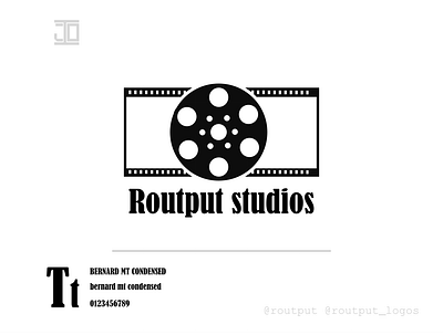 Routput Studios Concept brand design brand identity branding businesslogo flat graphic design logo logodesign minimal product design