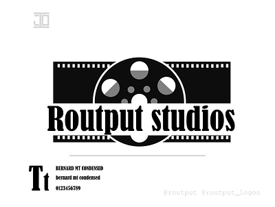 Routput Studios Concept brand design brand identity branding businesslogo design graphic design logo logodesign minimal product design