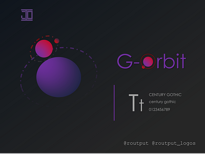 G-Orbit brand design brand identity branding business identity graphic design logo logodesign minimal mobile vector web design