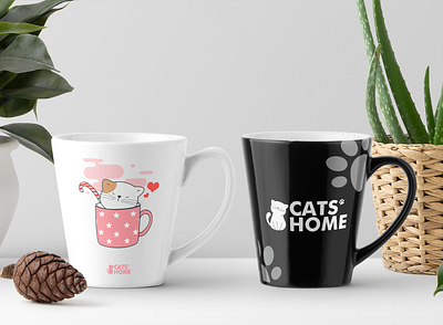 CATS' HOME - Product Samples branding design illustration logo packaging product design