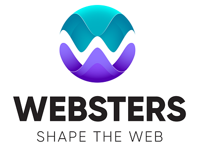 Logo For WEBSTERS - SHAPE THE WEB branding logo logodesign logos
