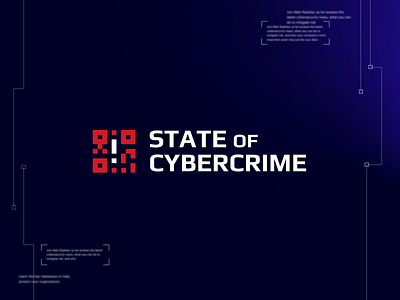 Cybercrime Webinar Branding ads b2b branding cybersecurity landing page logo saas ui ux webinar