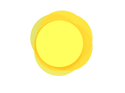 just sun - nullice flat geometry logo sun vector