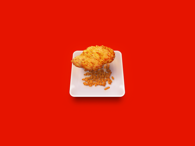 Partly cloudy cloudy food fried chicken icon weather