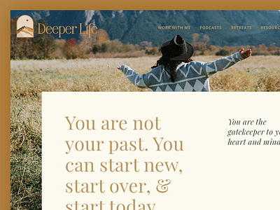 Website Home Page: Life Coach