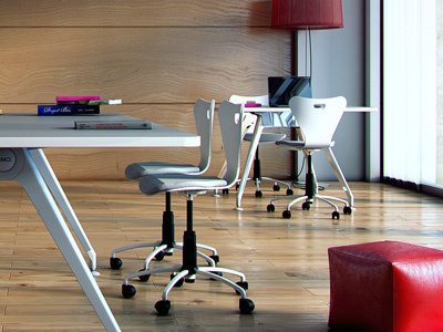 Freelancer Office 3d architecture visualization design office room render vray