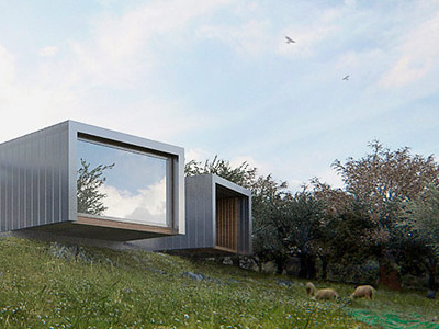 House in Alentejo 3d architecture visualization design render vray