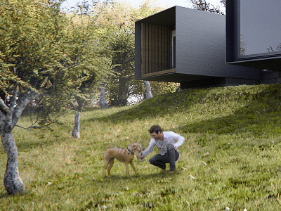 House In Alentejo Shot2 Render Final 3d architecture visualization design render vray