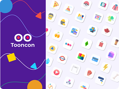 Tooncon brand branding design entrepreneur icon