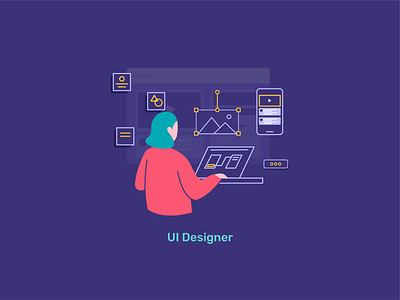 UI Designer design illustration ui ui designer
