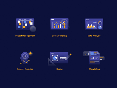 Icon design for Data Scientist