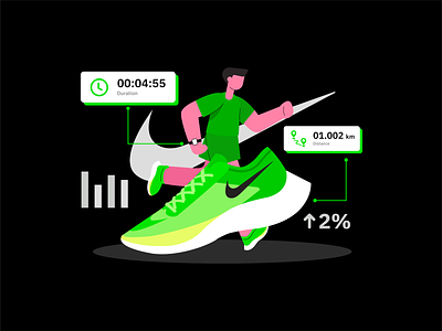 Nike% graphic designer illustration socialmedia vector