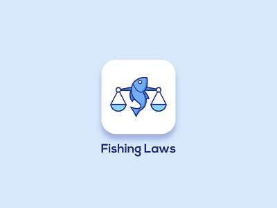 Logo Concept : Fishing Laws App