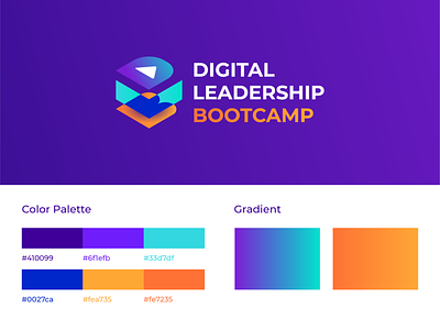 Digital Leadership Bootcamp branding design icon illustration logo typography